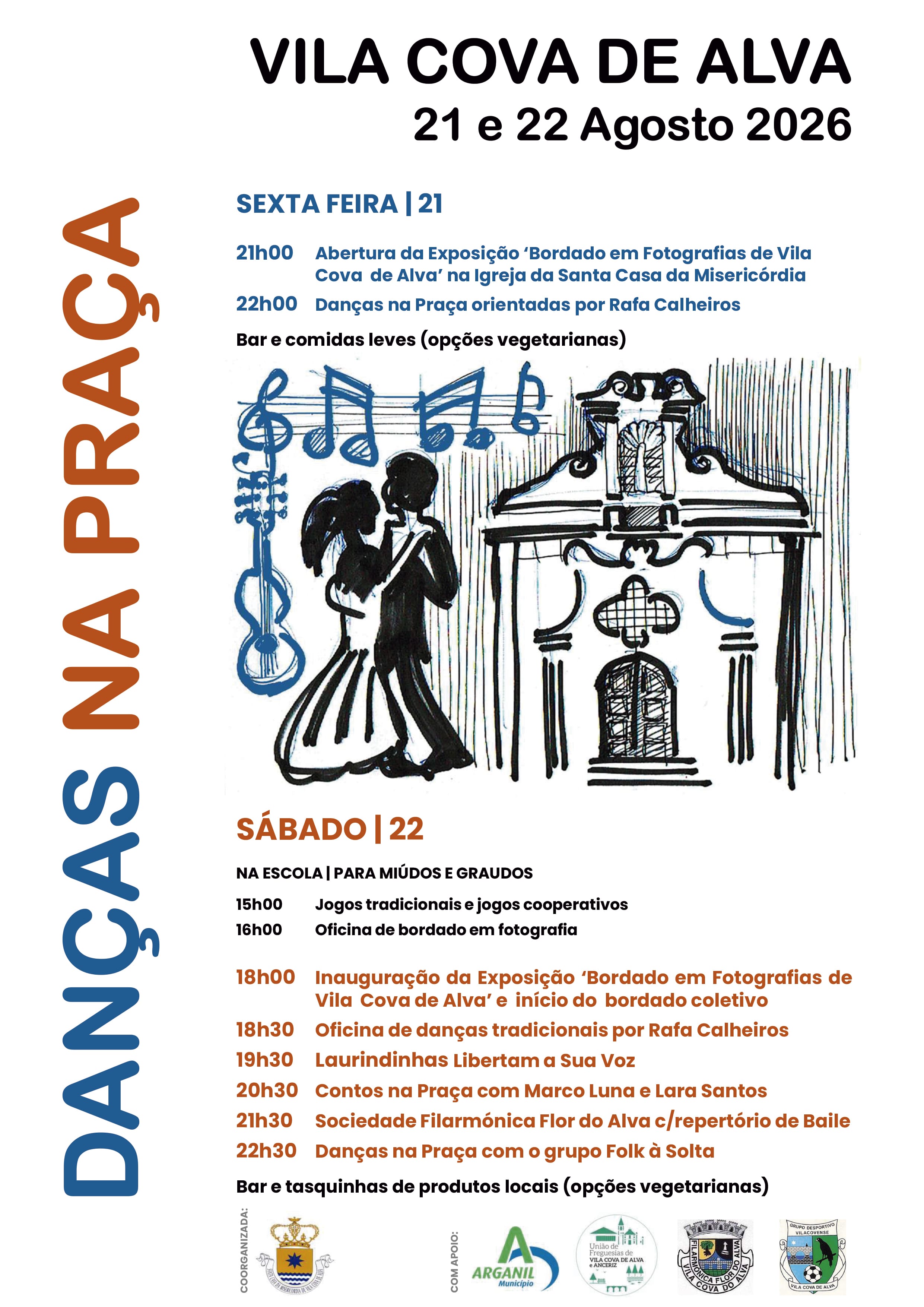 DanÇas Na PraÇa 21 E 22 Agosto Vila Cova De Alva