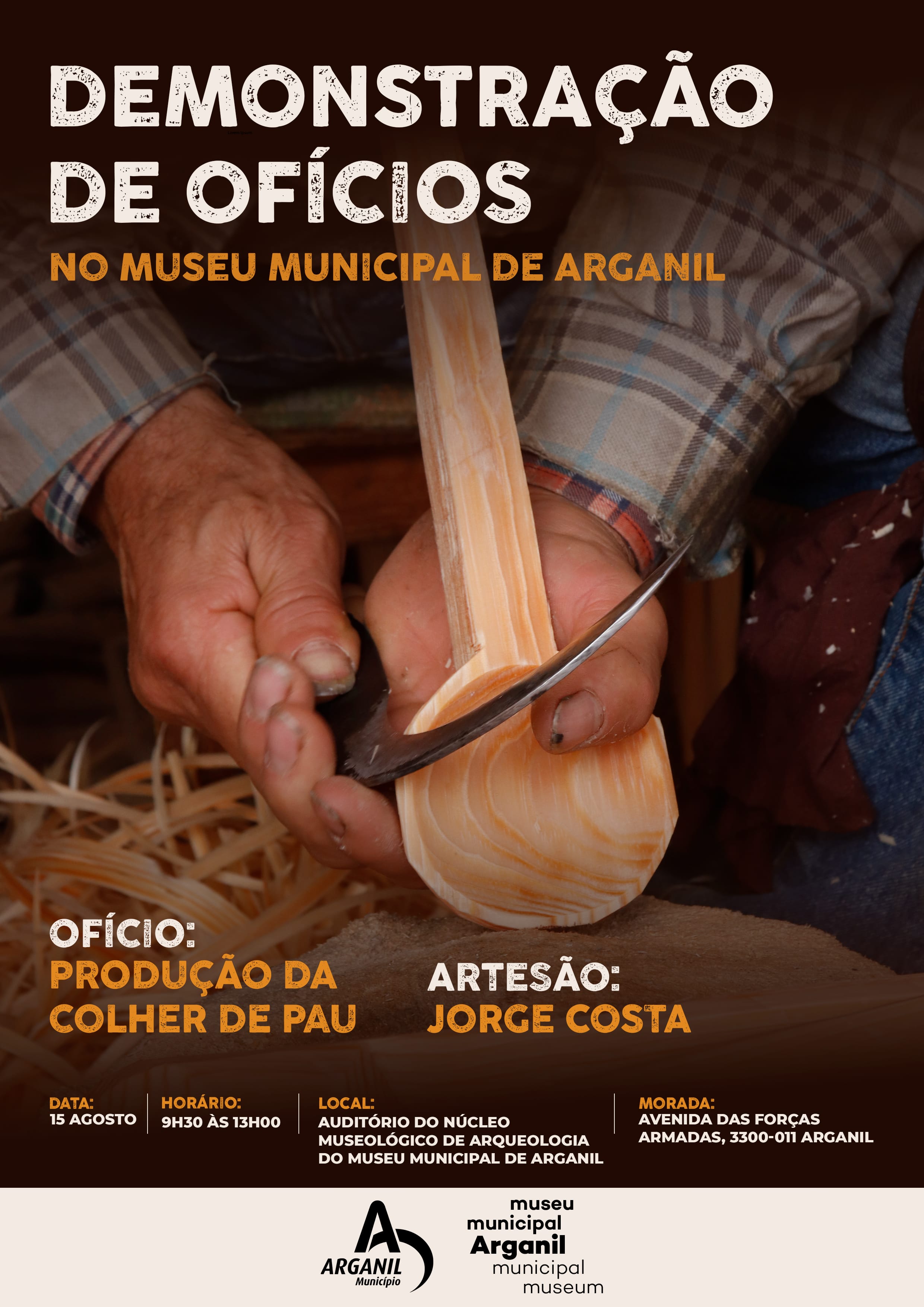 Demonstração De Ofícios No Museu Municipal De Arganil Colher De Pau