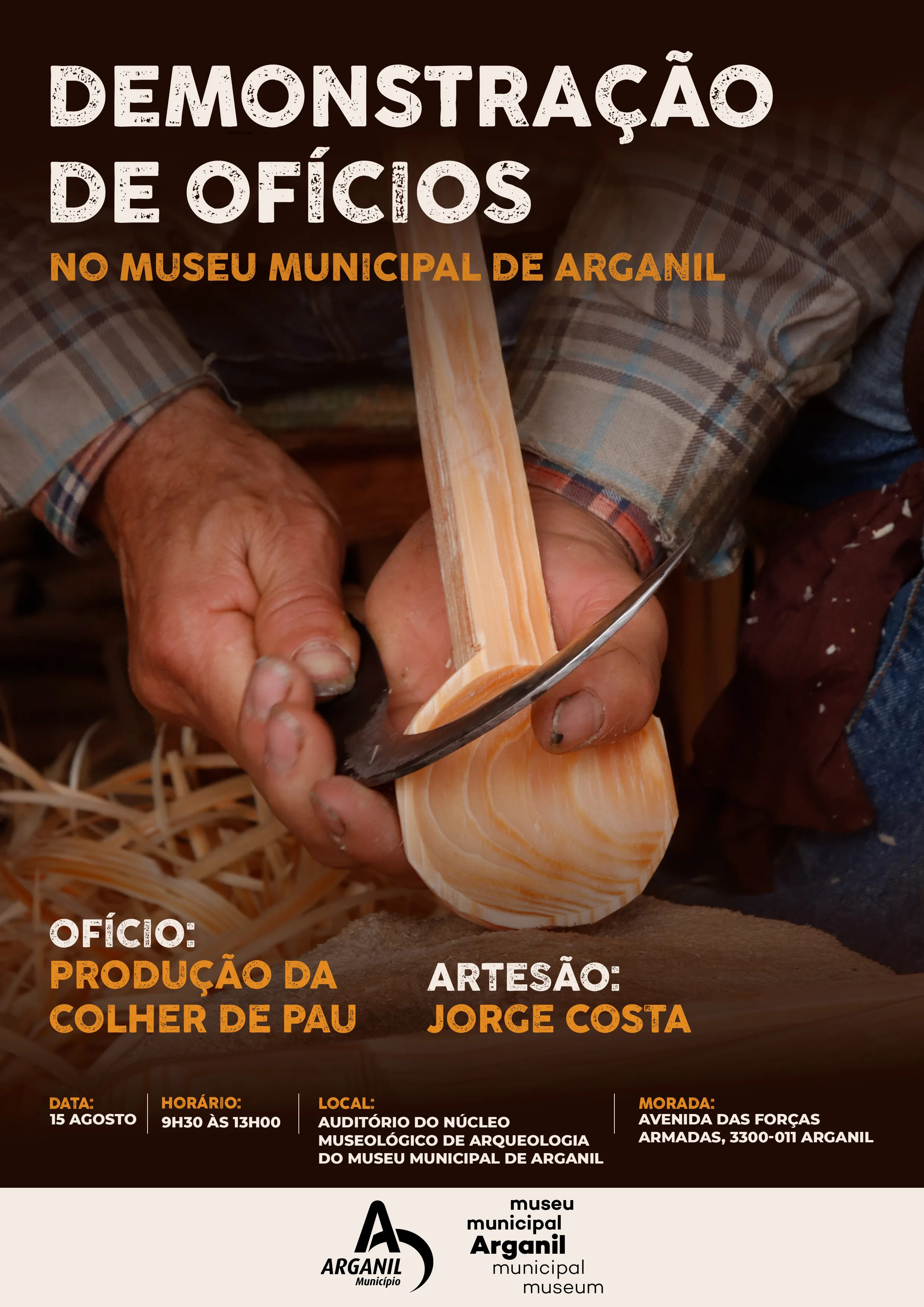 Demonstração De Ofícios No Museu Municipal De Arganil Colher De Pau